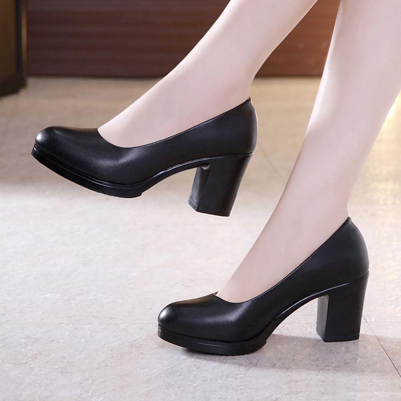 Platform Mary Jane Pumps Product Image