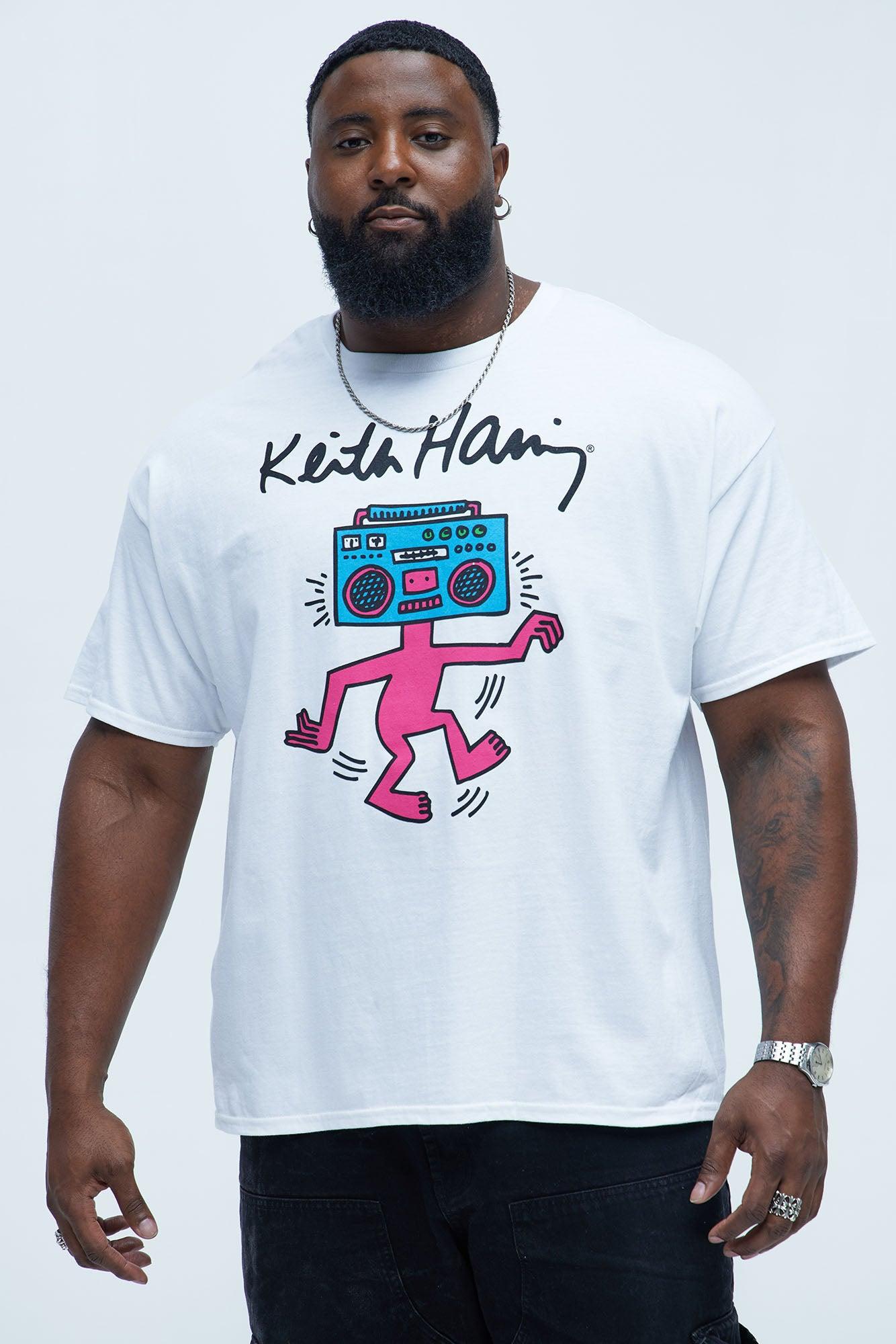 Keith Haring Short Sleeve Tee - White Product Image