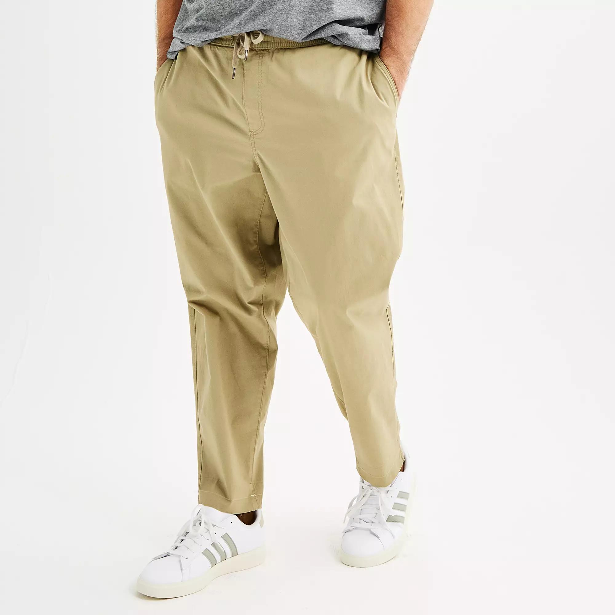 Big & Tall Sonoma Goods For Life® Pull-On Pants, Men's, Size: XXL Tall, Green Product Image