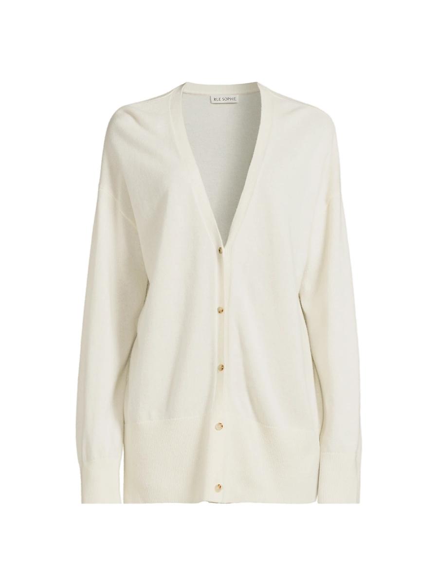 Womens Versailles Wool-Cashmere Cardigan Product Image