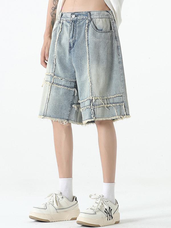 Men's Raw Trim Splice Shorts Product Image