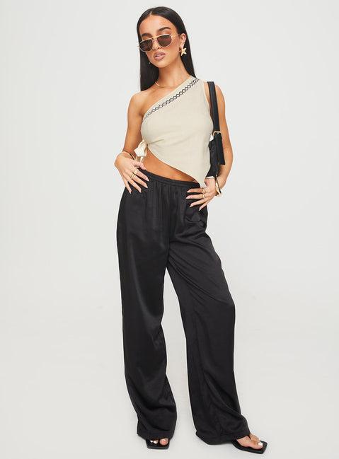 Frankle Top Cream/black Product Image