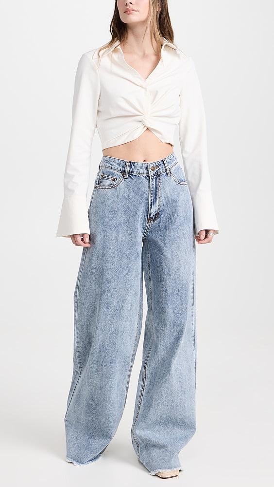 Lioness Eivissa Baggy Jeans | Shopbop Product Image