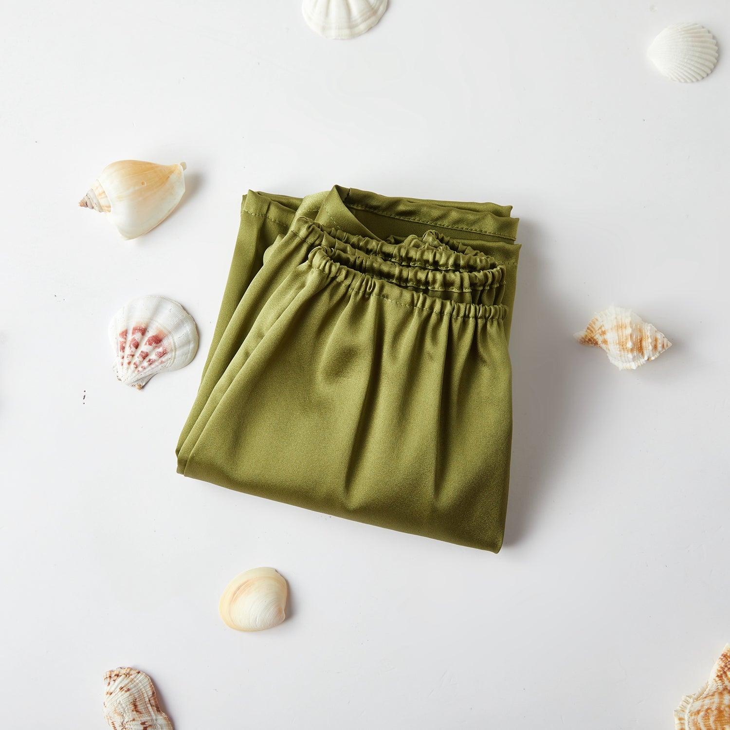 Set of 9 Pure Mulberry Silk Bikini Panties | Mid Waist | 22 Momme | Float Collection Product Image