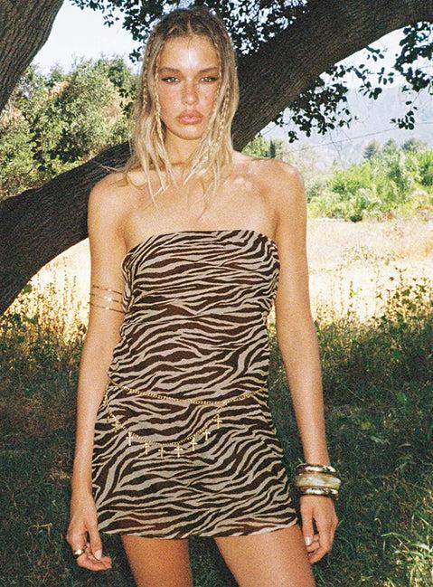 Wildling Strapless Mini Dress Multi Product Image