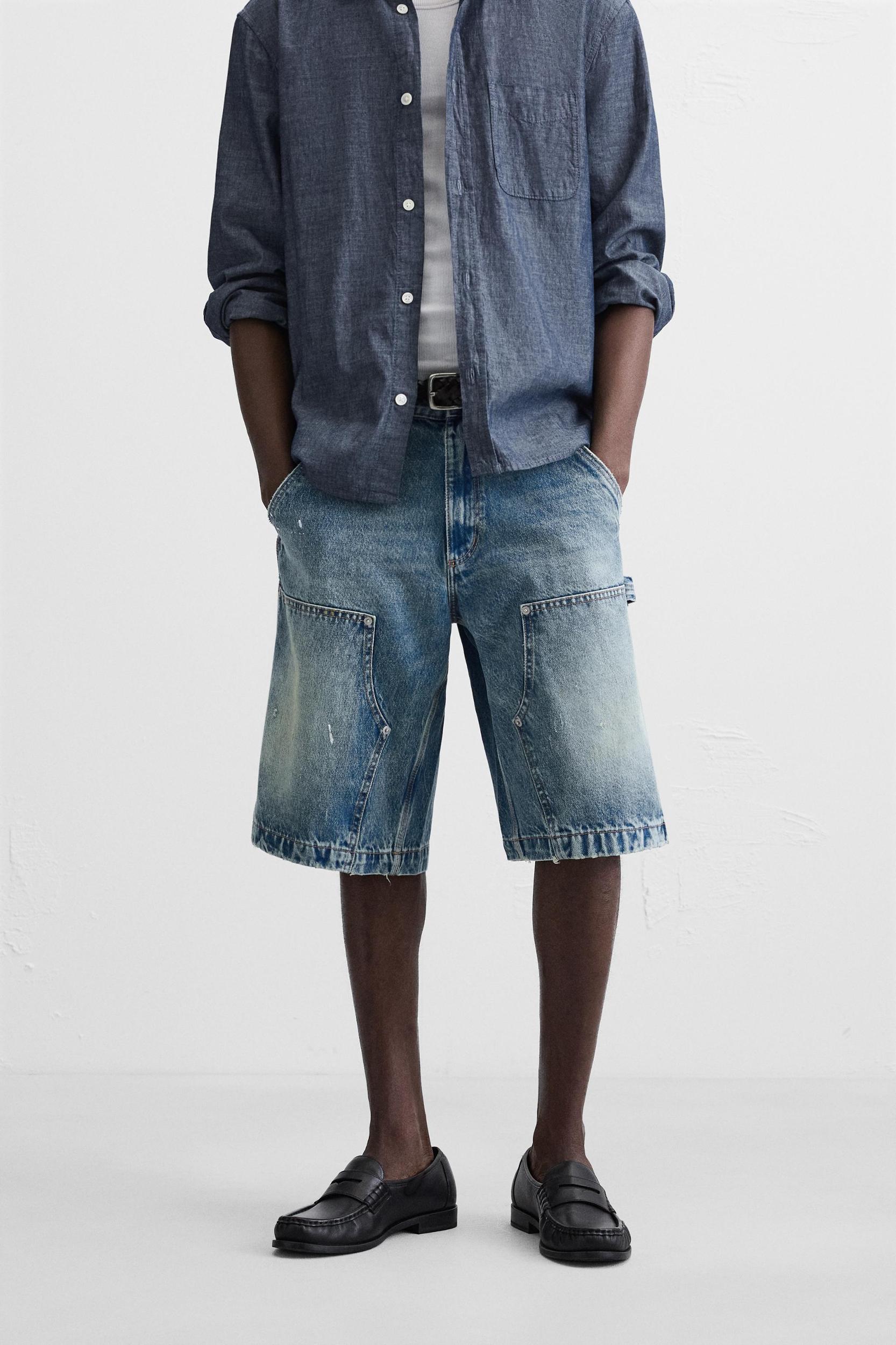 BAGGY FIT CARPENTER POCKET BERMUDA SHORTS Product Image