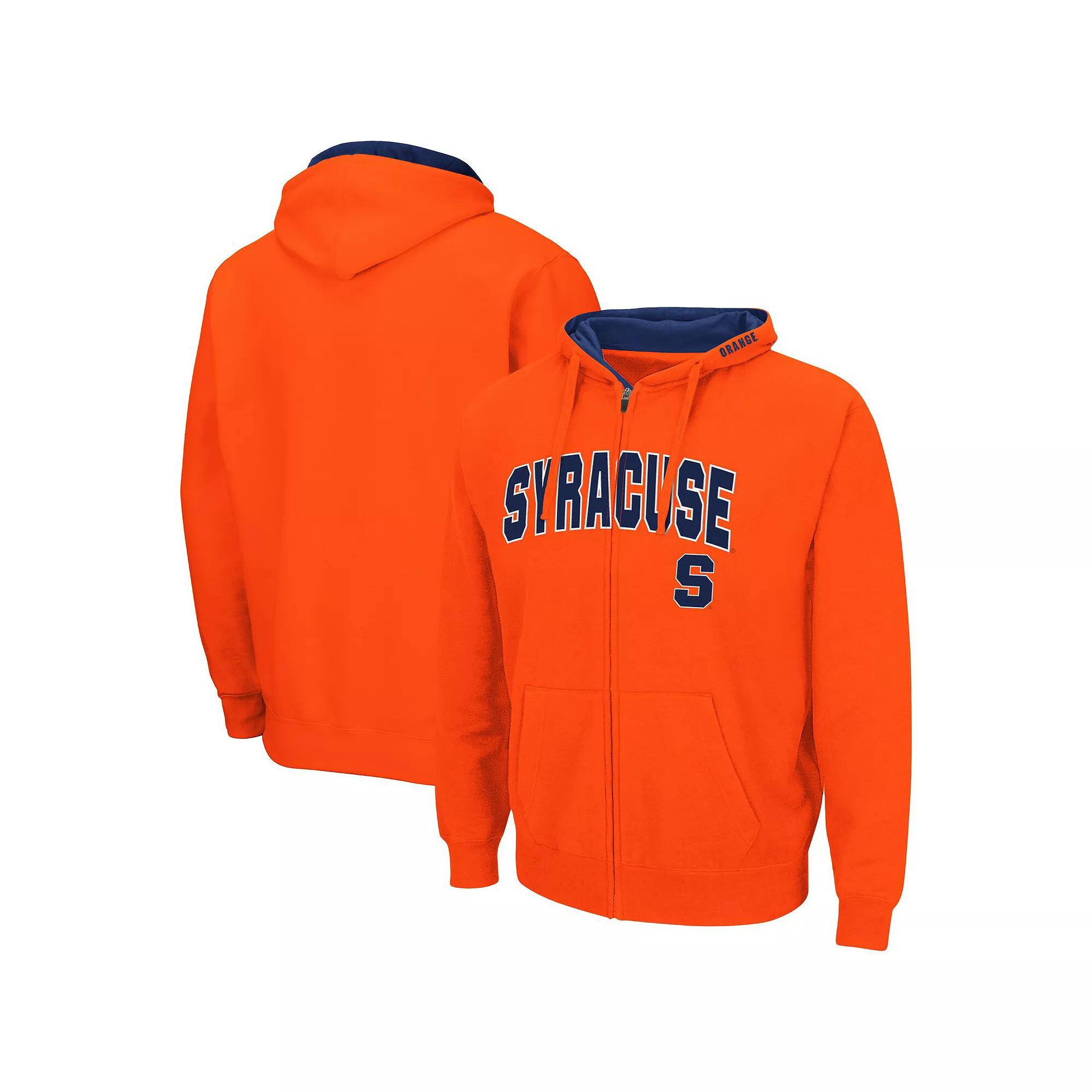 Men's Colosseum Orange Syracuse Orange Arch & Logo 3.0 Full-Zip Hoodie,  Product Image