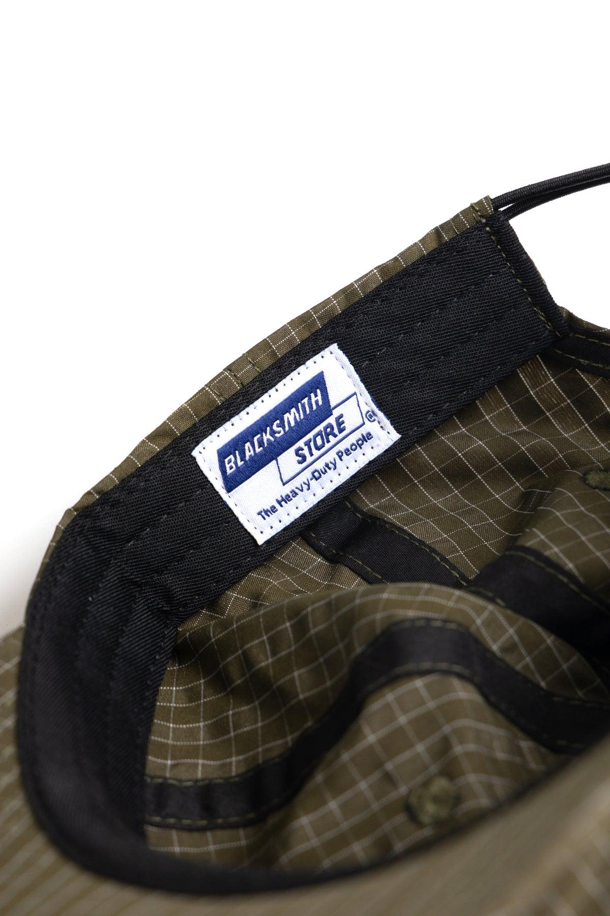 Blacksmith - Grid Check Cap - Olive Product Image