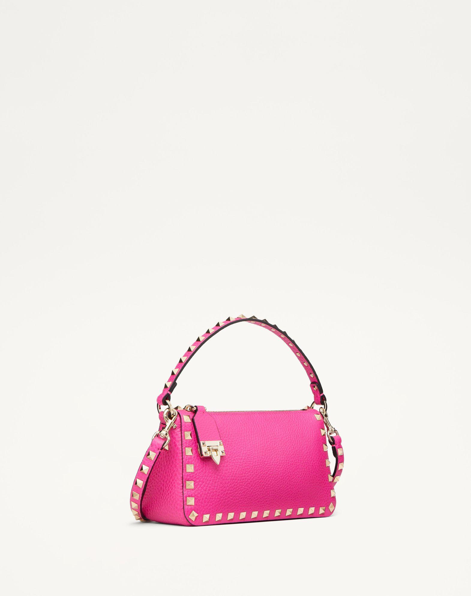 Small Rockstud Grainy Calfskin Crossbody Bag  Product Image