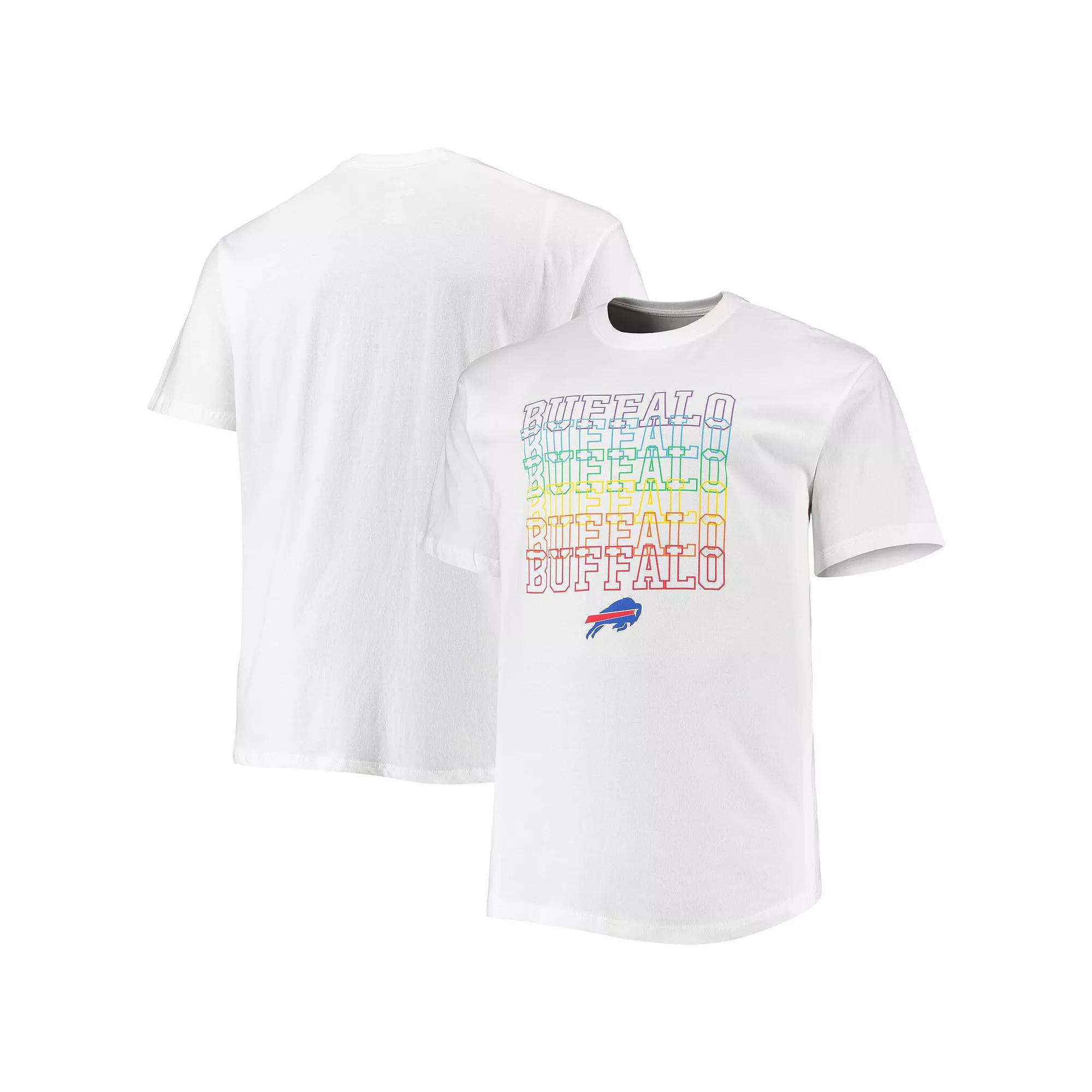 Men's Fanatics Branded White Buffalo Bills Big & Tall City Pride T-Shirt, Size: 2XLT Product Image