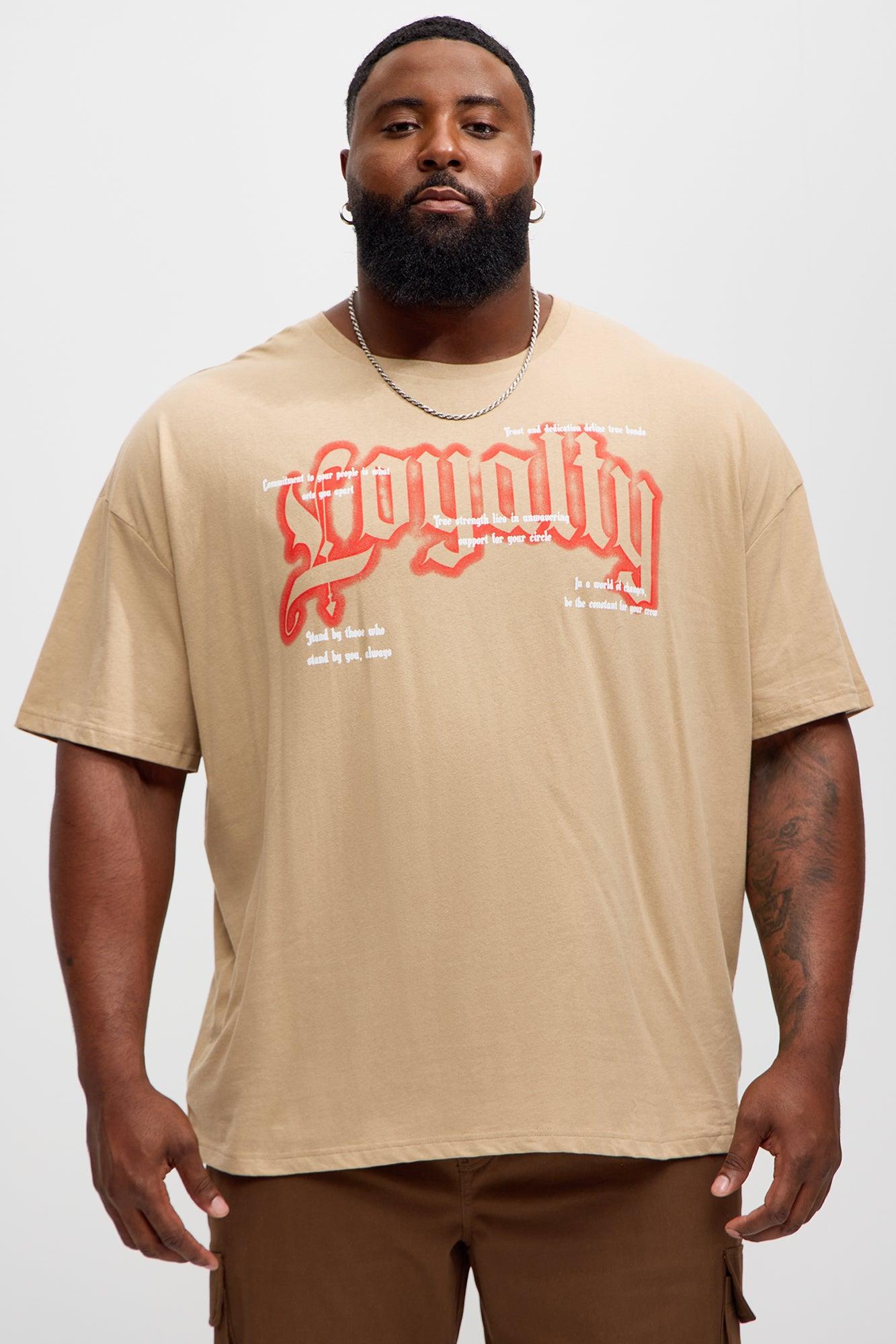 Royal Loyalty Oversized Short Sleeve Tee - Sand Product Image