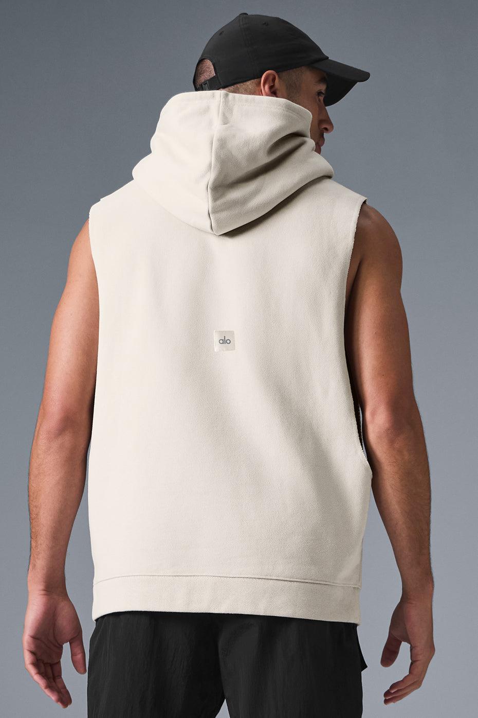 Renown Sleeveless Hoodie - Bone Product Image