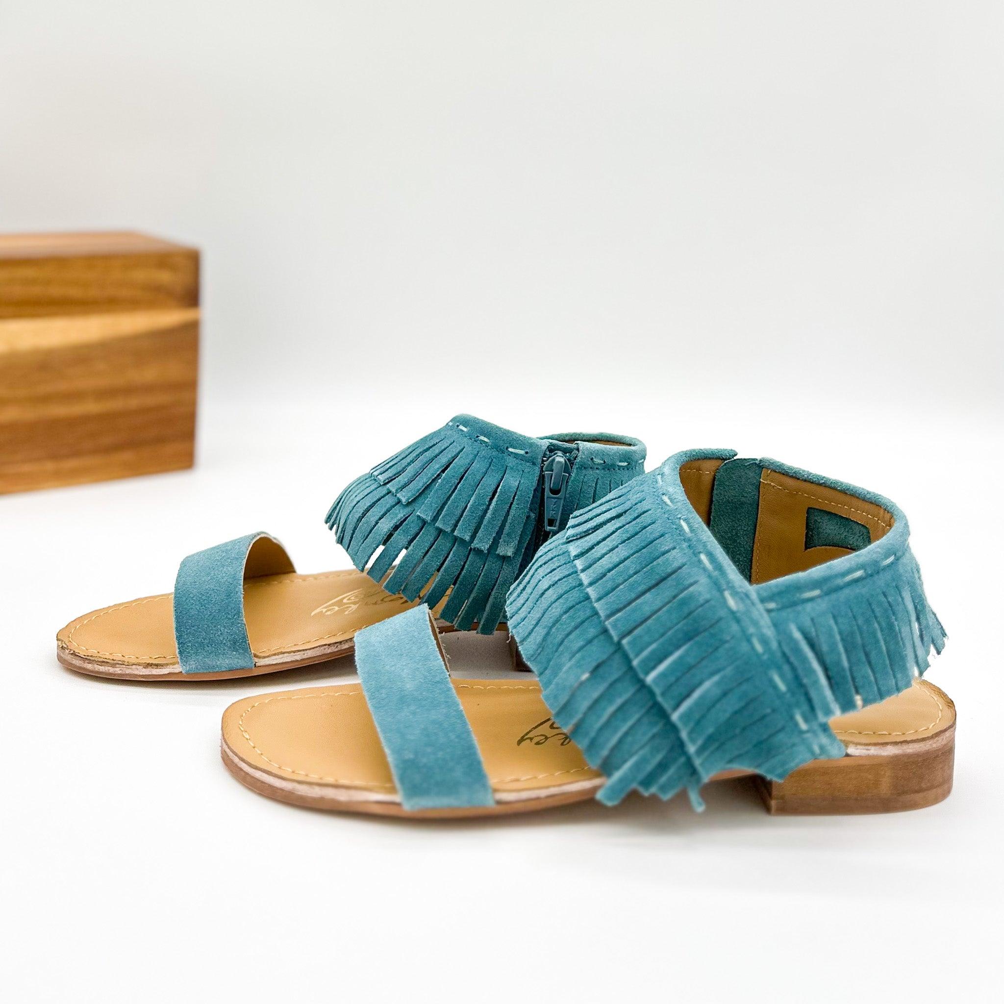 Fringe Star Sandal in Teal (Online Exclusive) Product Image