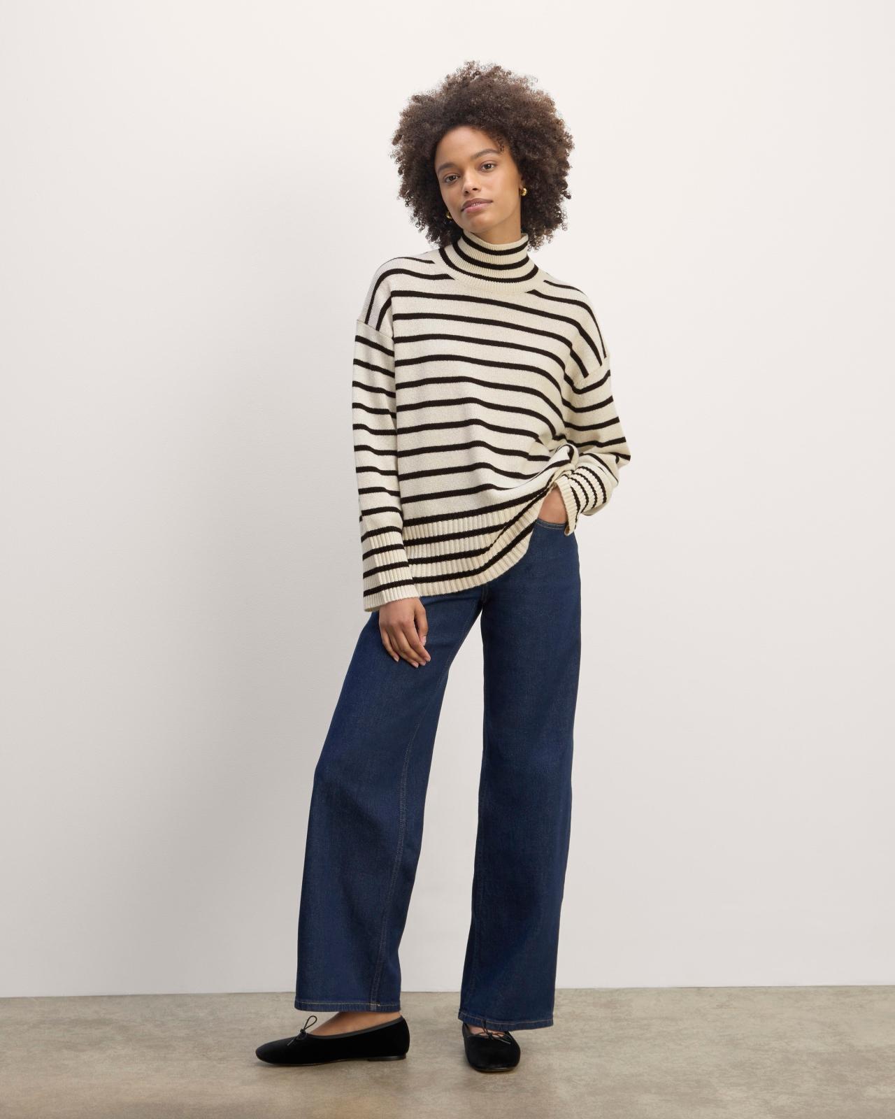 Womens Boxy Turtleneck in Cashmere Sweater by Everlane Product Image