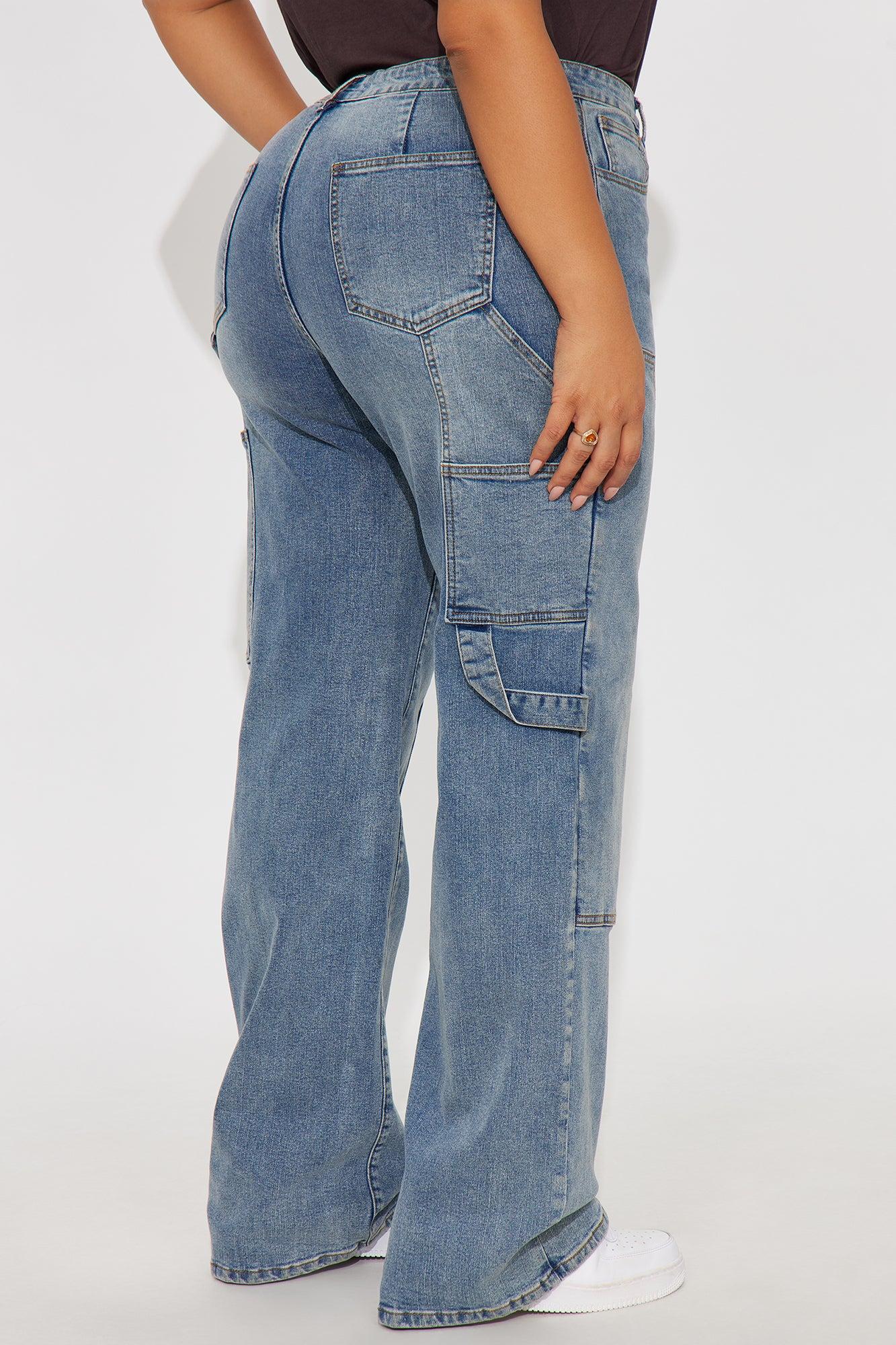 Carlisle Carpenter Stretch Straight Leg Jeans - Medium Wash Female Product Image