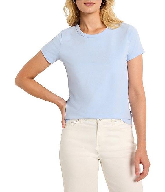 NIC + ZOE Perfect Knit Crew Neck Short Sleeve Tee Product Image