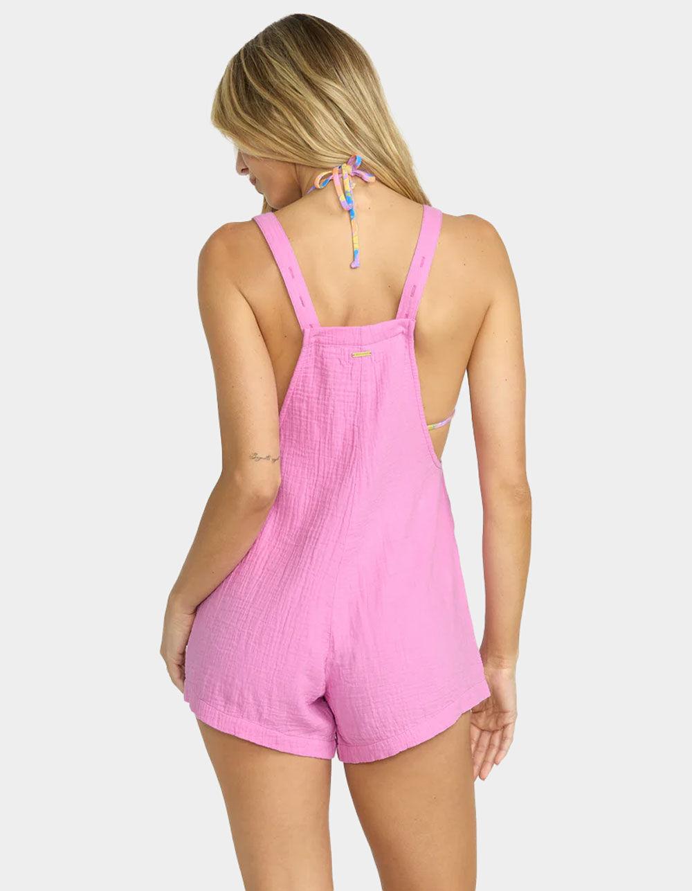 BILLABONG Beach Crush Womens Romper - BARBIE PINK Product Image