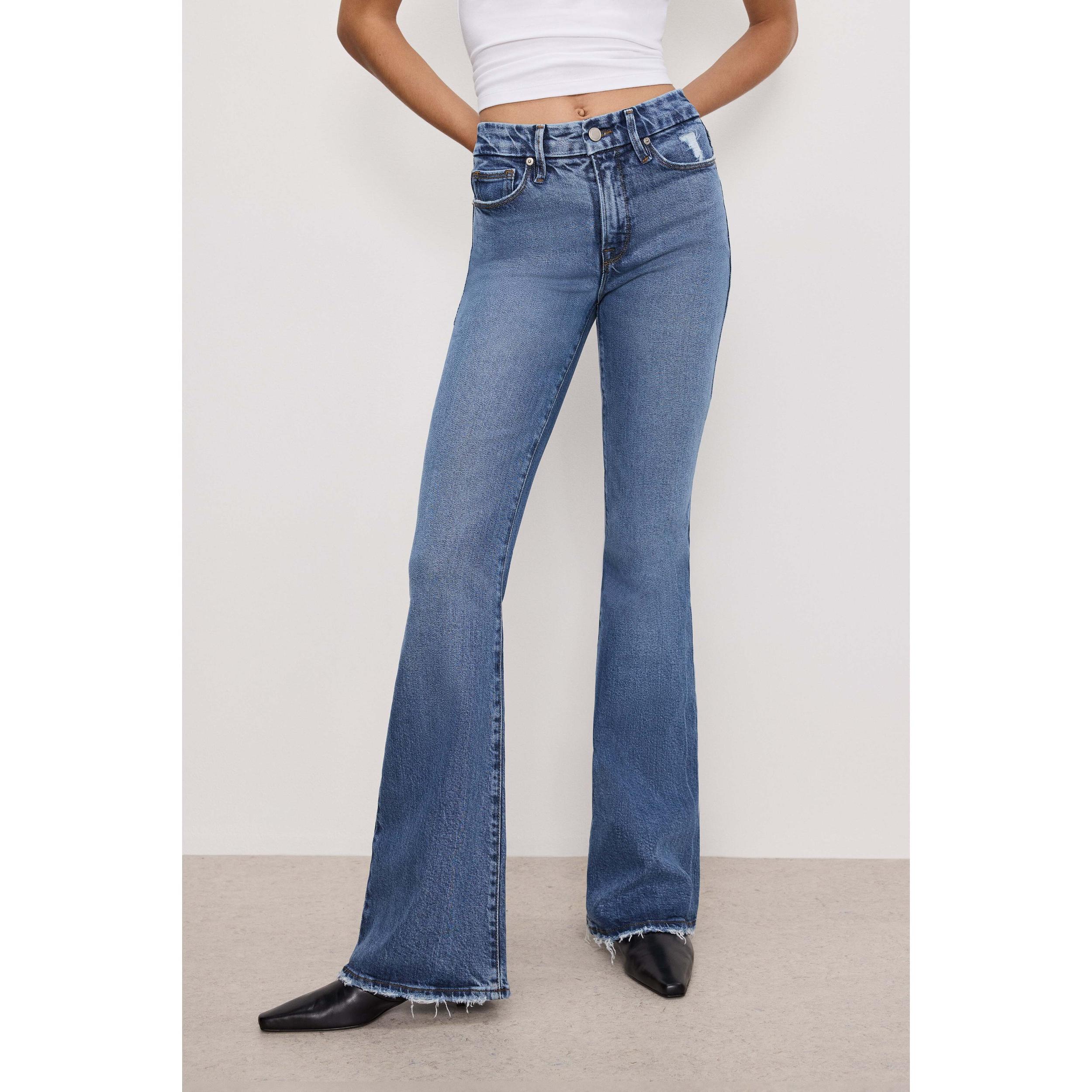 Womens Soft Tech Good Legs Flare Jeans Product Image