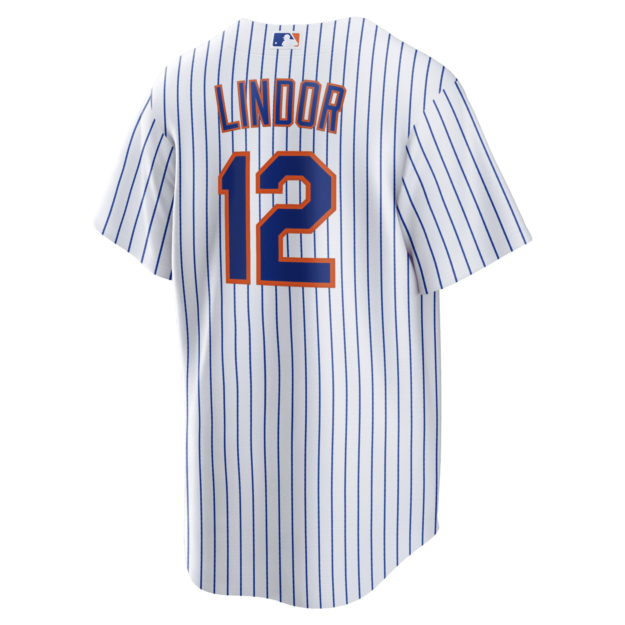 Nike Men's MLB New York Mets (Francisco Lindor) Replica Baseball Jersey Product Image