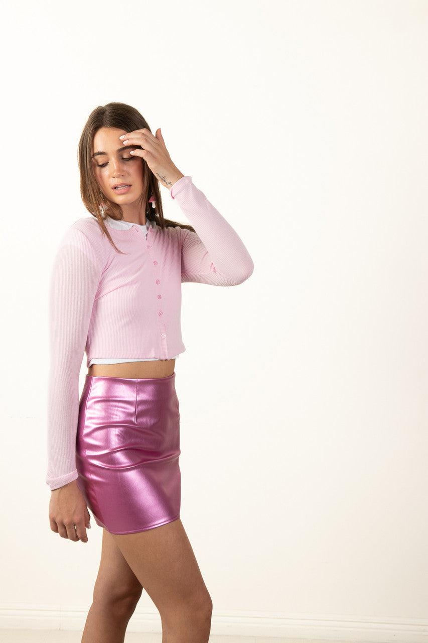 Off White Spring Mini Cardigan Product Image