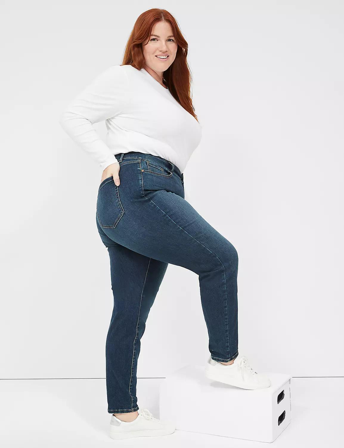 Curvy Fit High-Rise Skinny Jean Product Image