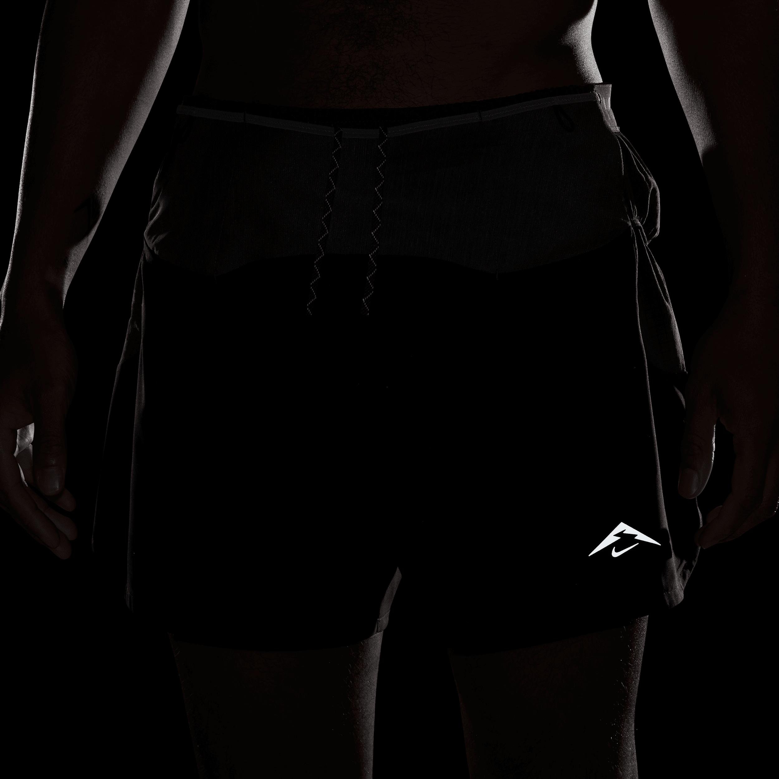 Nike Mens Trail Second Sunrise 5 Dri-FIT ADV Brief-Lined Running Shorts | HJ3572-010 Product Image