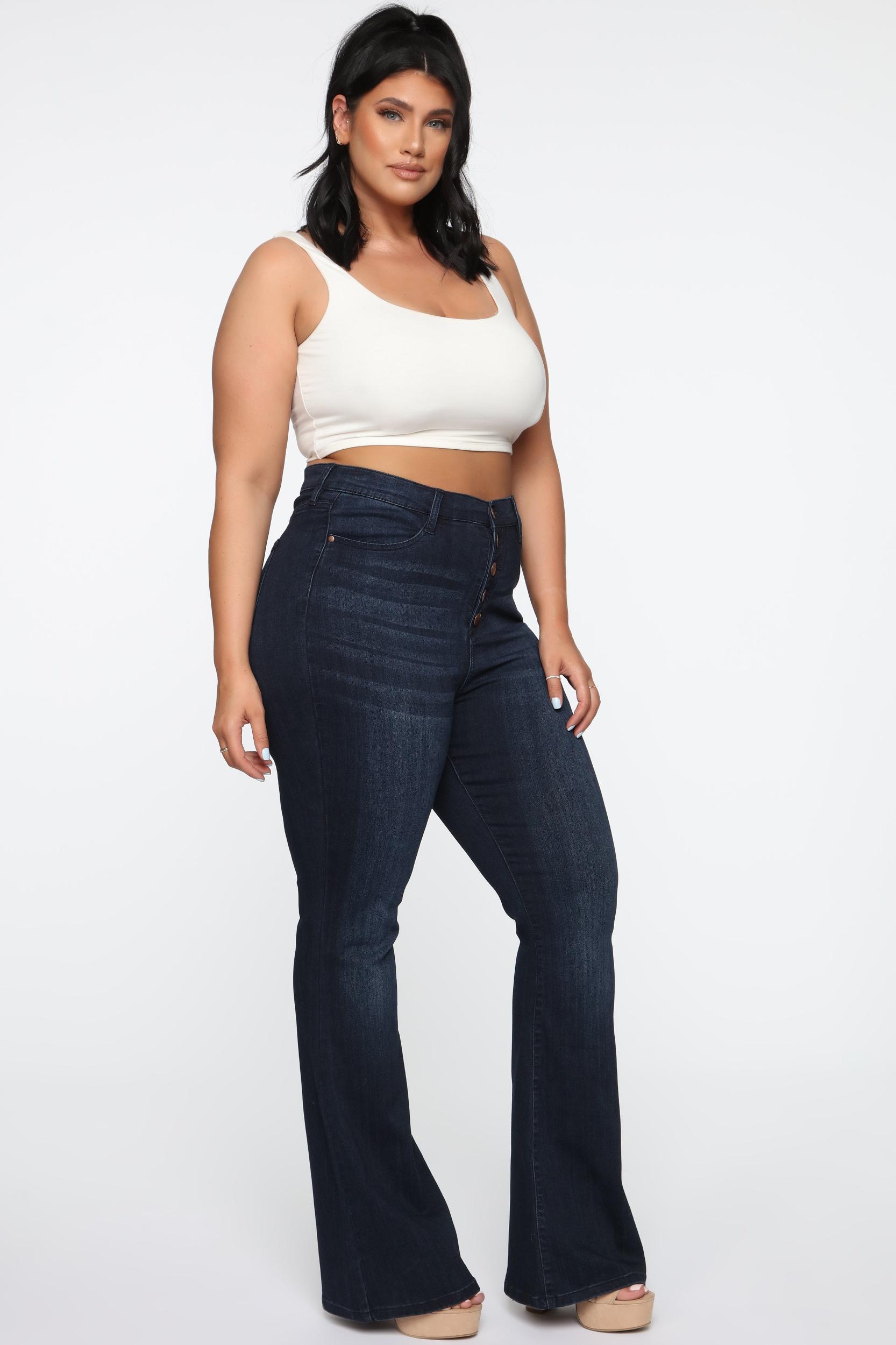 All Flared Up Jean - Dark Denim Product Image