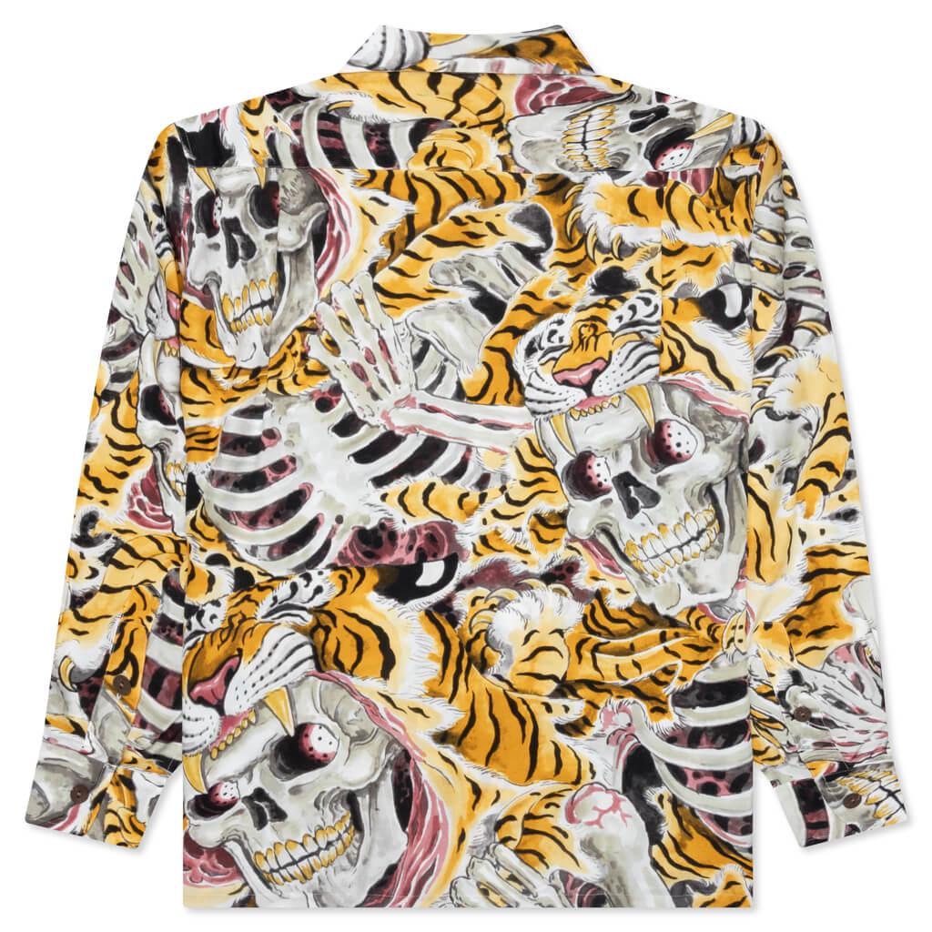 Tim Lehi Hawaiian L/S Shirt Type-2 - Yellow Male Product Image