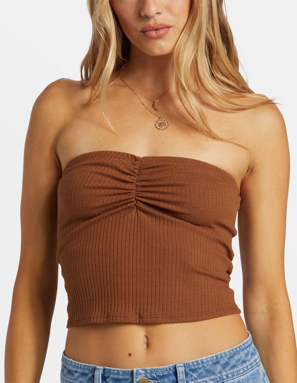 BILLABONG Lennox Womens Tube Top - BROWN Product Image