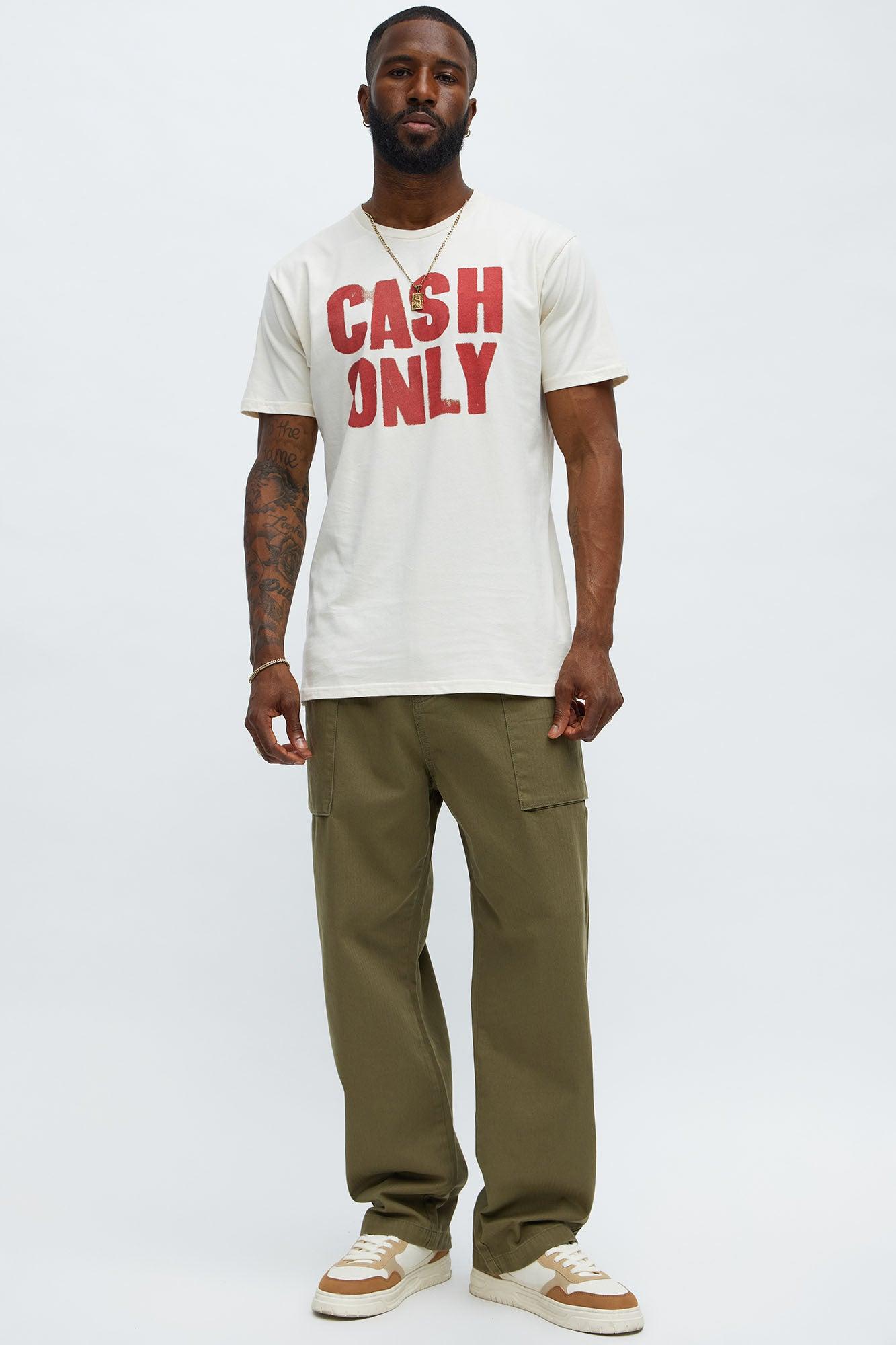Cash Only Short Sleeve Tee - Off White Male Product Image