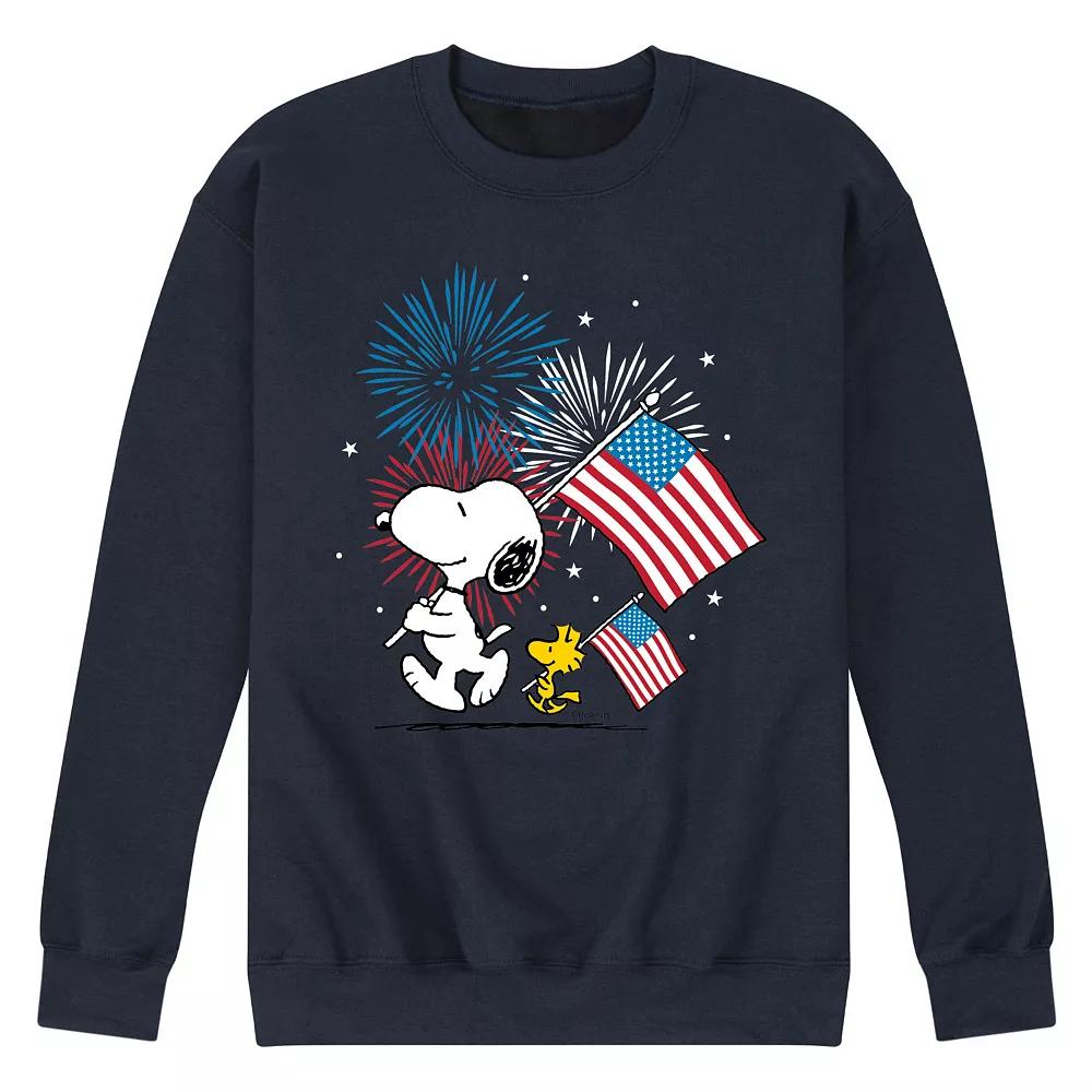 Men's Peanuts Snoopy & Woodstock Flags Graphic Tee,  Product Image