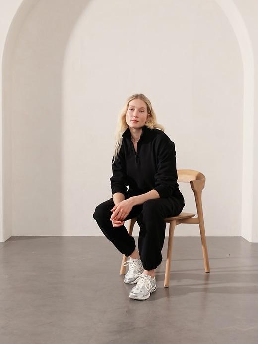 Forever Fleece 1/2 Zip High Hip Sweatshirt Product Image