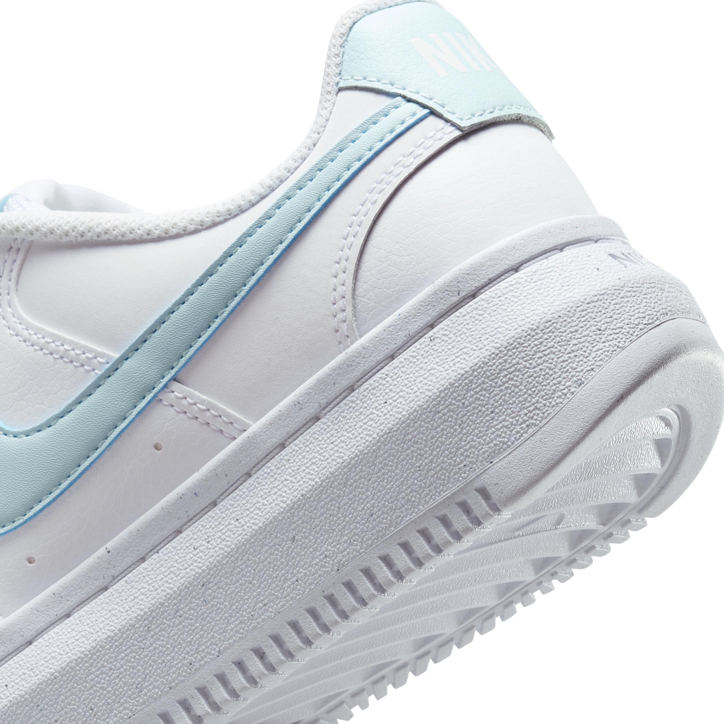 Nike Womens Nike Court Vision Alta - Womens Shoes Glacier Blue/White Product Image