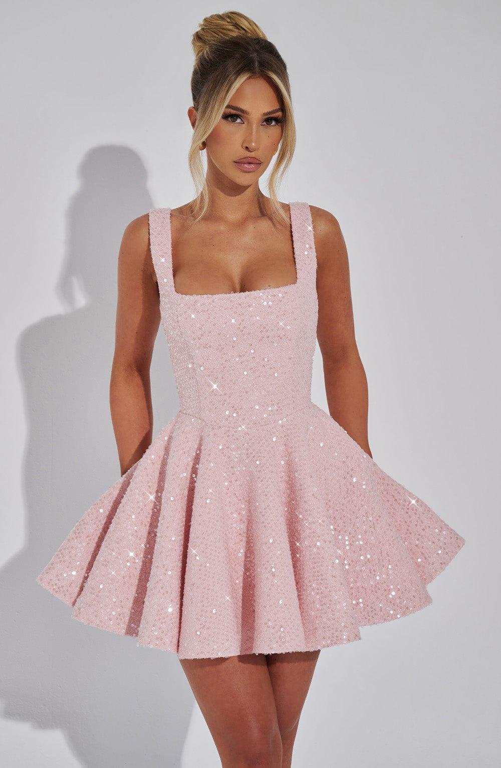 Dorothy Mini Dress - Blush Product Image