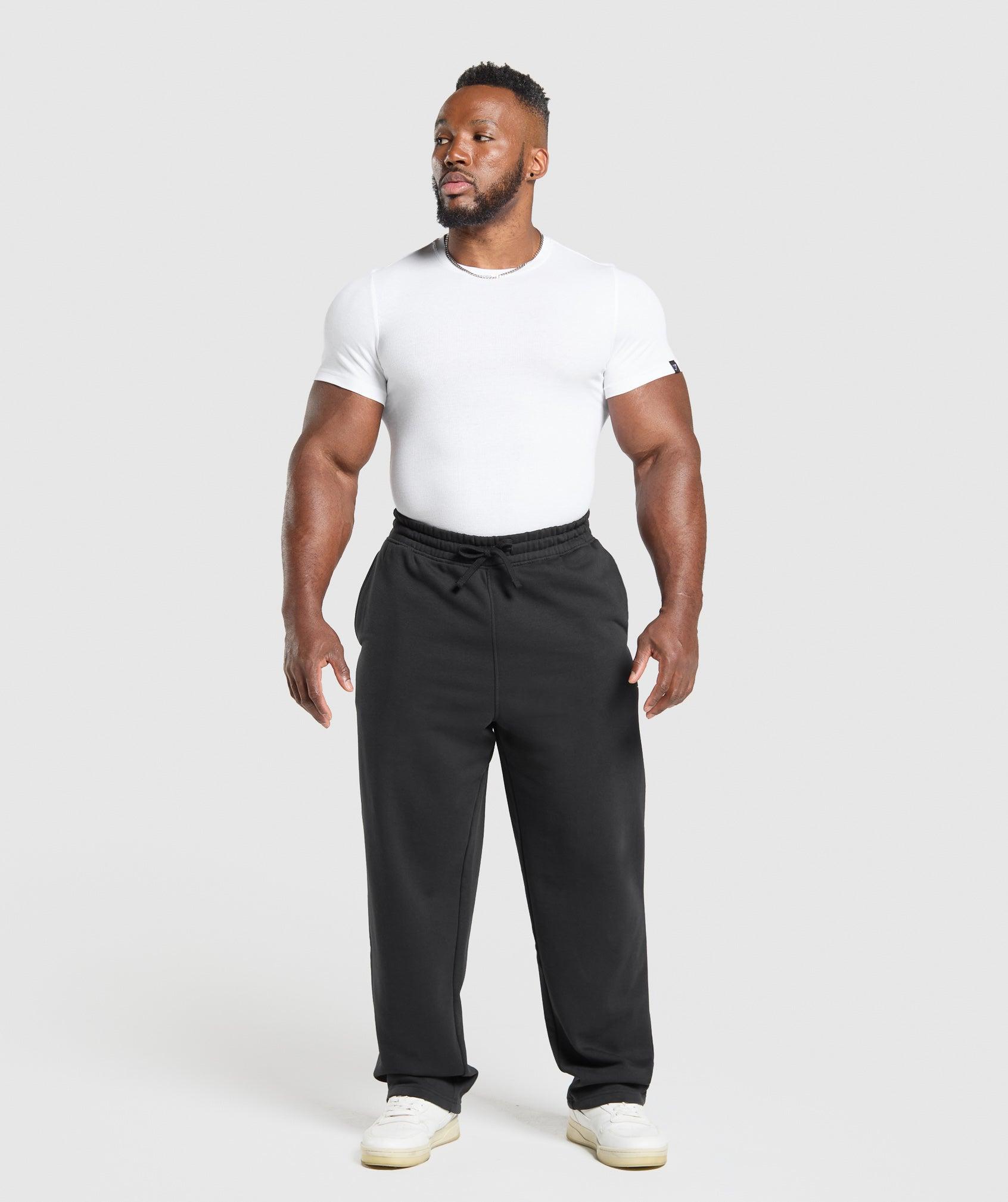 Gymshark Ribbed T-Shirt - White Male Product Image
