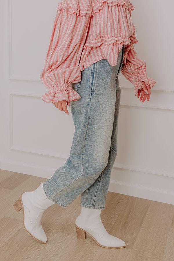 The Violet High Waist Barrel Jean Product Image