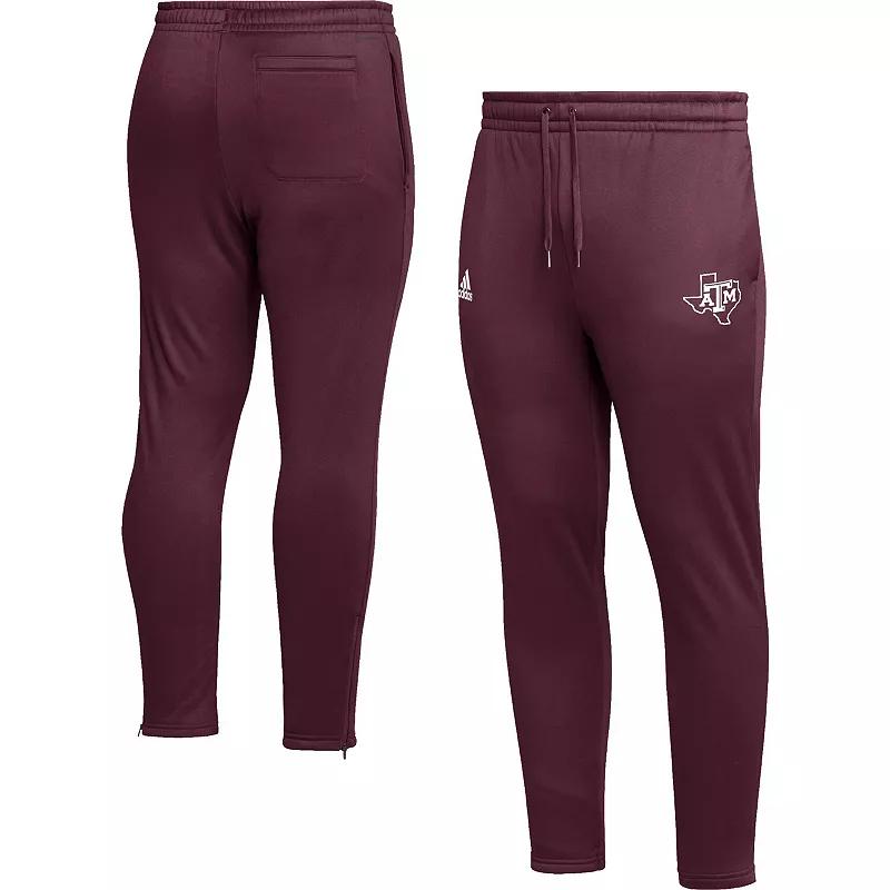 Mens adidas Maroon Texas A&M Aggies AEROREADY Tapered Pants Product Image