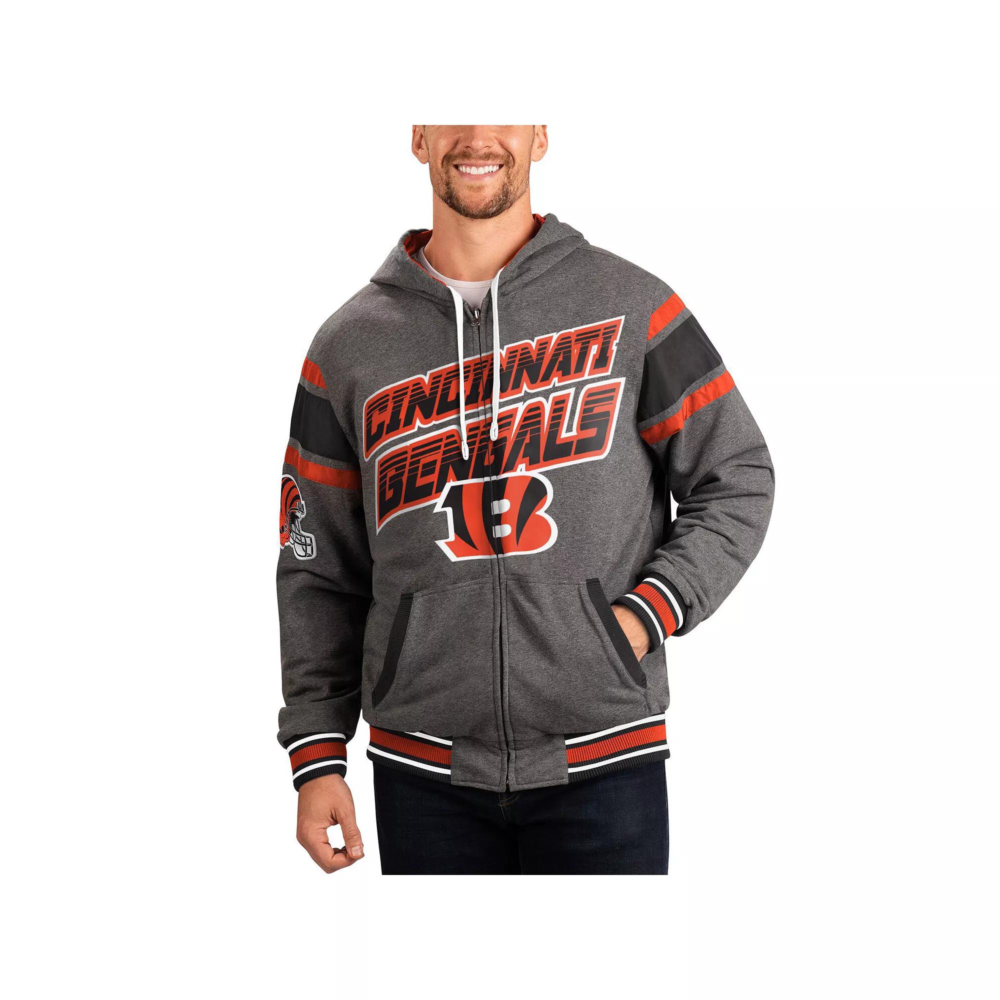 Men's G-III Sports by Carl Banks Burgundy/Gray Washington Commanders Extreme Full Back Reversible Hoodie Full-Zip Jacket,  Product Image
