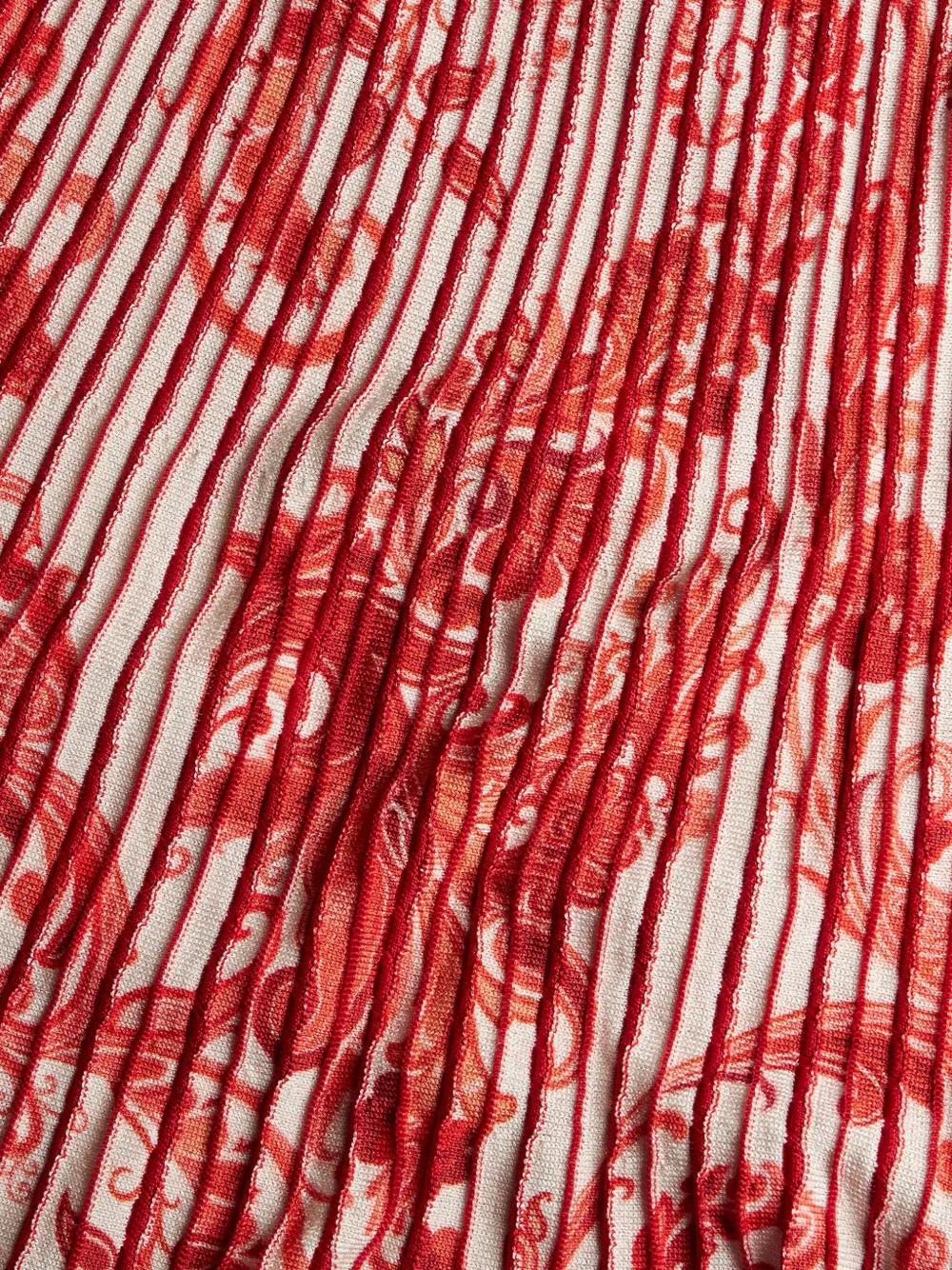 paisley-print pleated midi skirt Product Image