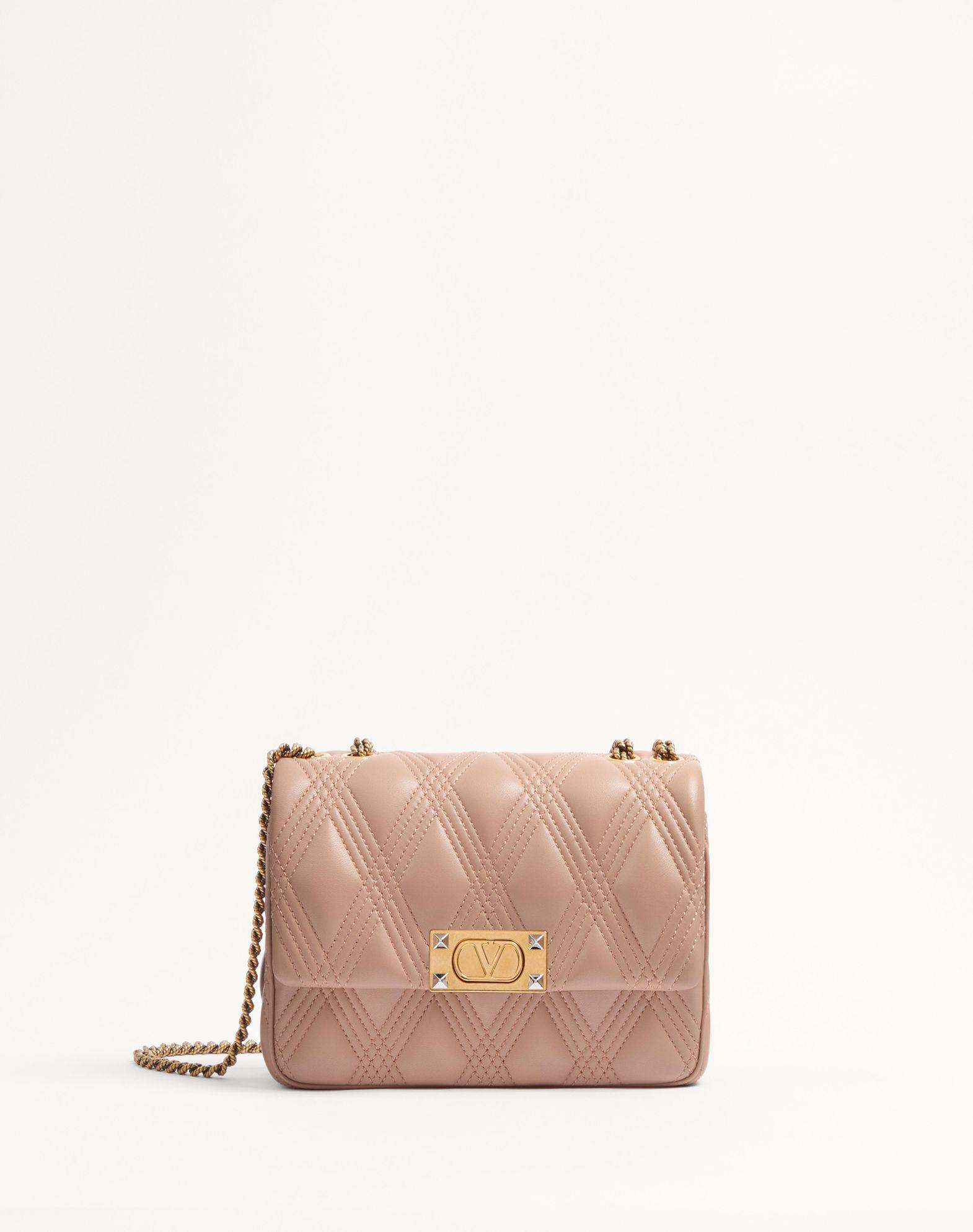 Valentino Garavani Quiltie 67 Medium Shoulder Bag In Quilted Nappa Leather Product Image