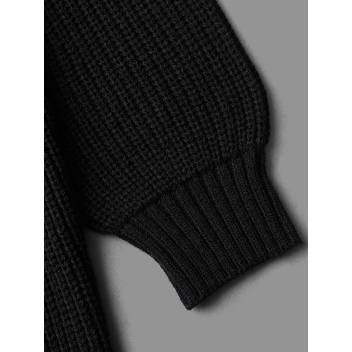 Plus Size Supersoft Essentials Solid Tie Knot Cardigan Black Women Casual Bodycon Long Sleeve Everyday Cardigans BloomChic 18-20/2X Product Image