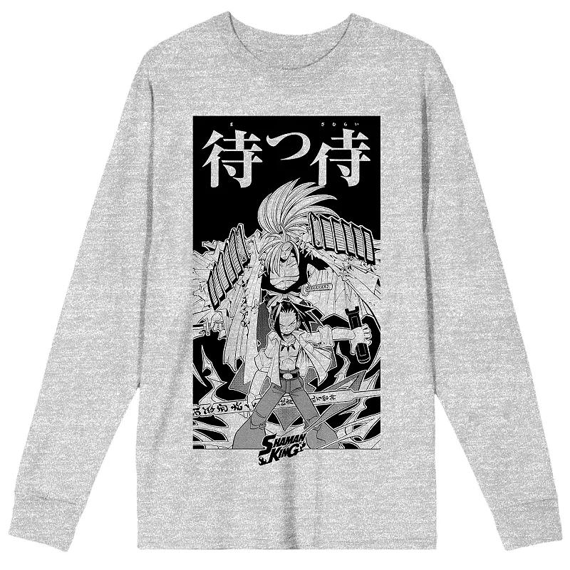 Men's Shaman King Samurai Long Sleeve Graphic Tee,  Product Image
