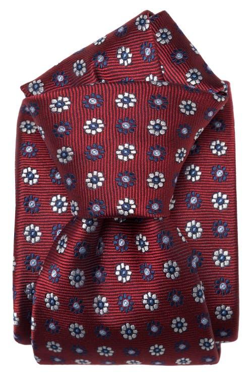 Elizabetta Umbria - Extra Long Silk Jacquard Tie for Men in Red at Nordstrom Product Image