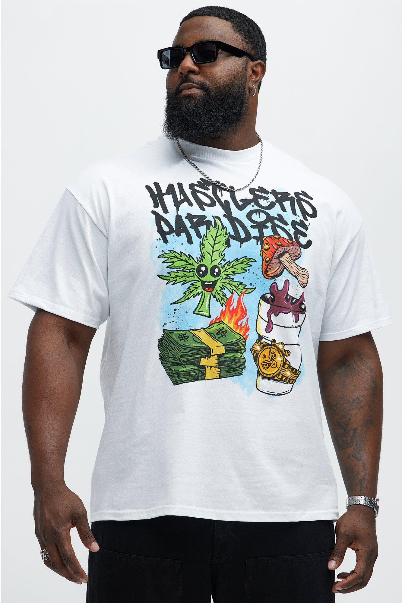 Hustlers Paradise Short Sleeve Tee - White Product Image