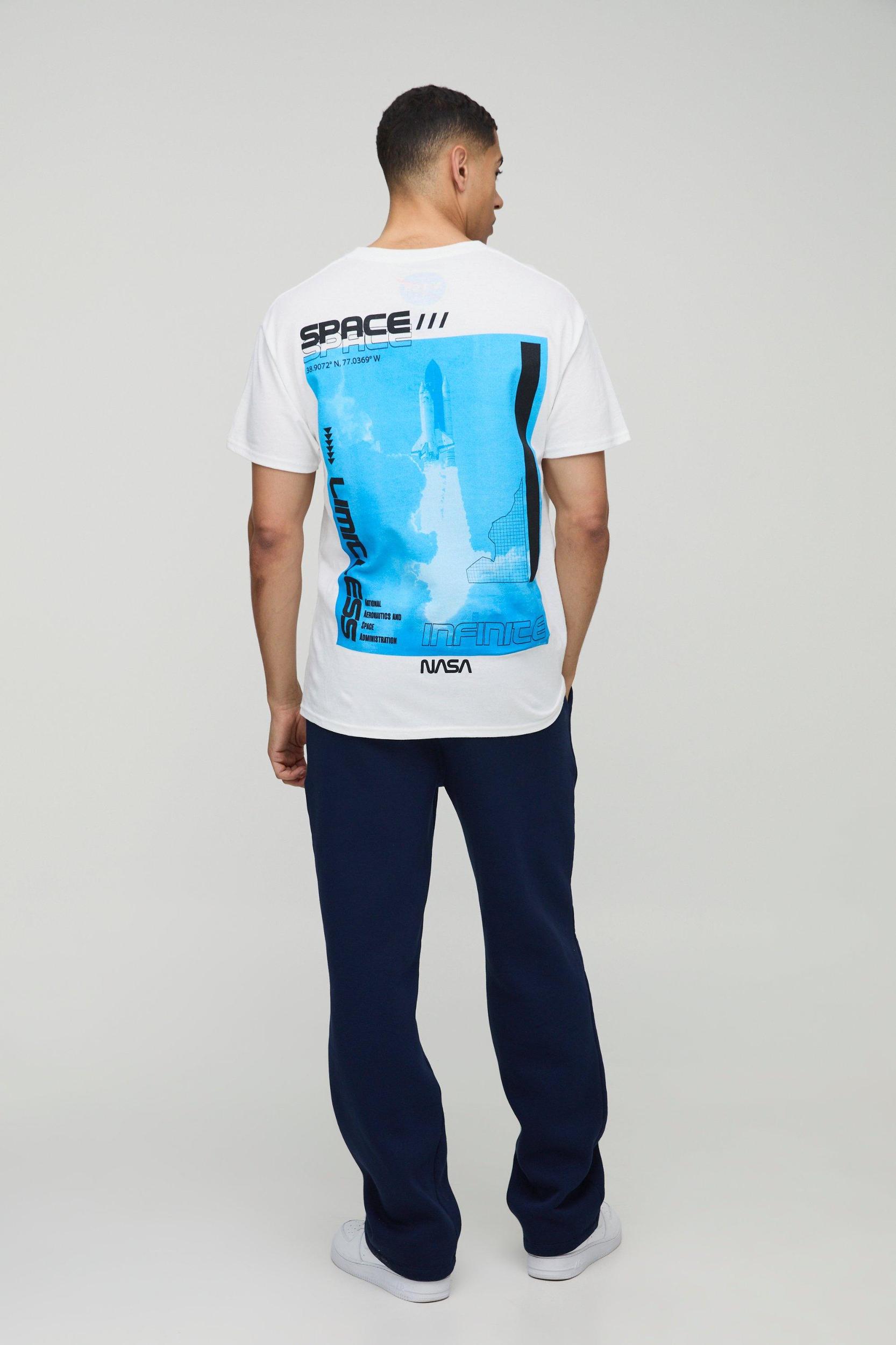 Oversized NASA License Graphic T Shirt | boohooMAN USA Product Image