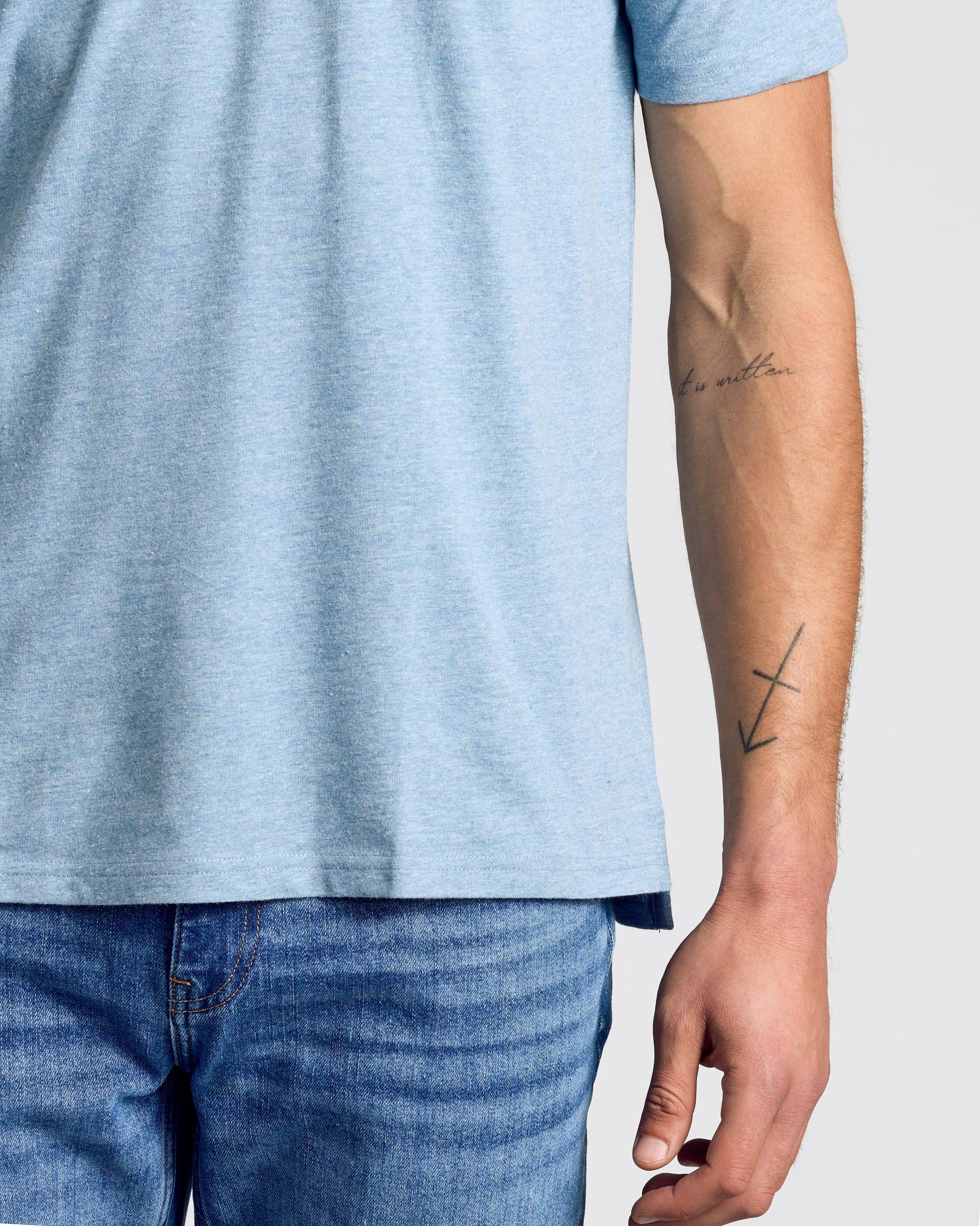 Heather Indigo Classic Polo Product Image