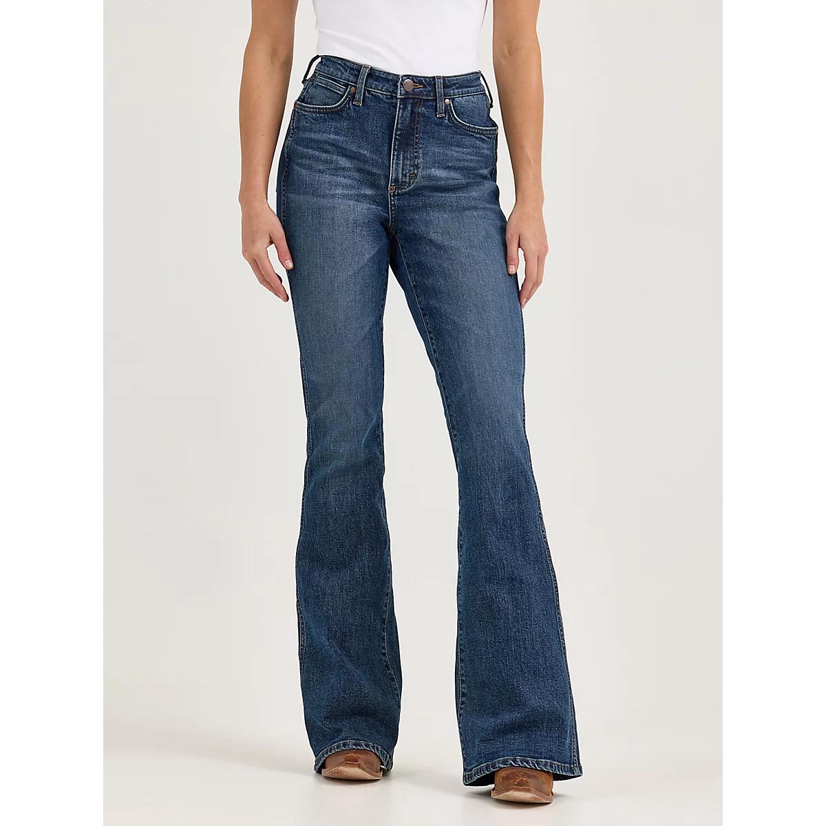Women's Wrangler Retro® Bailey High Rise Flare Jean in Hannah Product Image