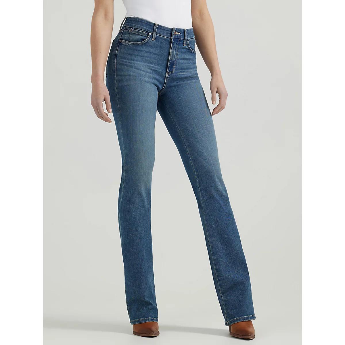 Women's Wrangler Bespoke High Rise Bootcut Jean in Ada Product Image