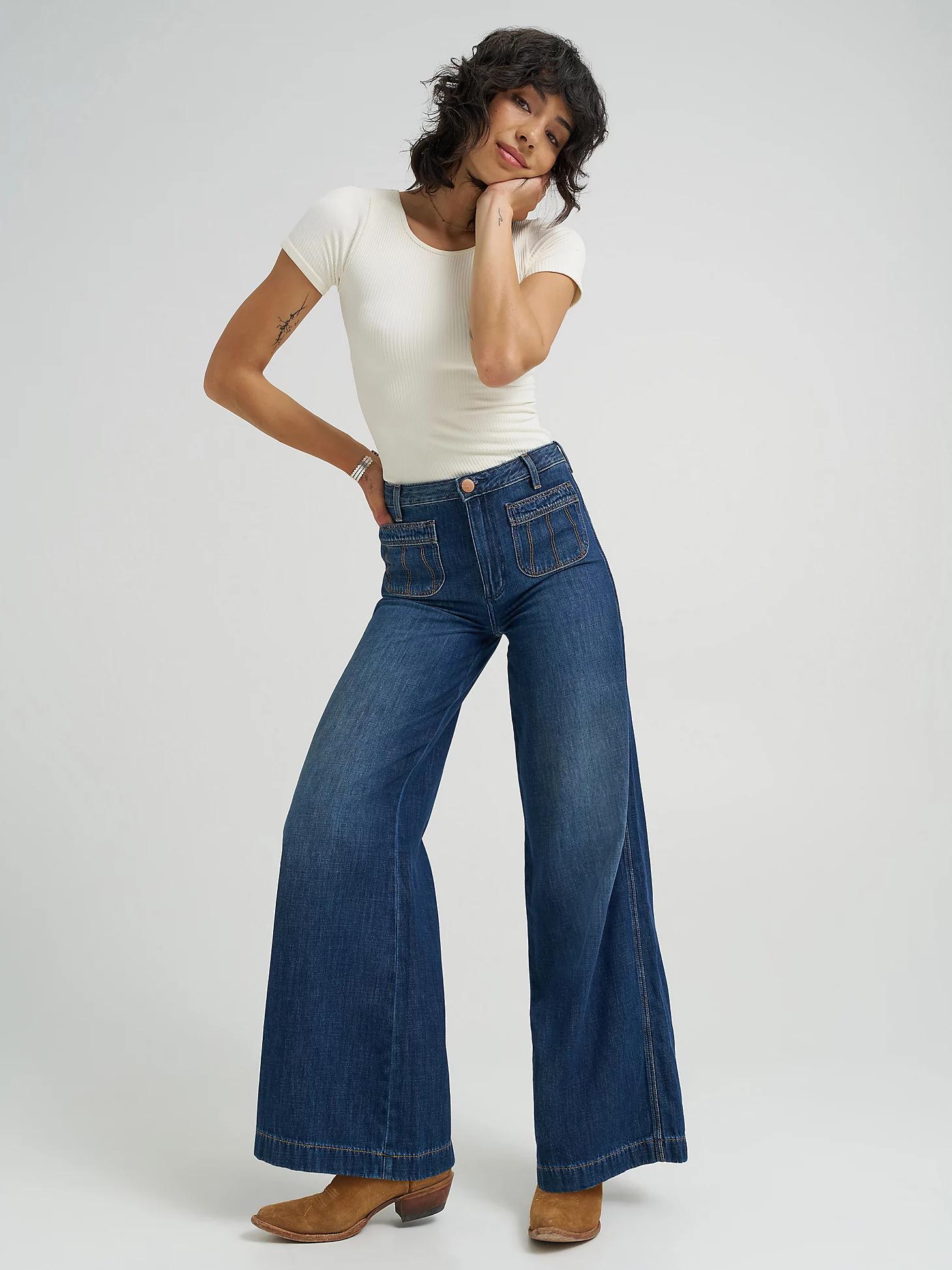 Women's Patch Pocket Trouser Jean in Homestead Haze Product Image