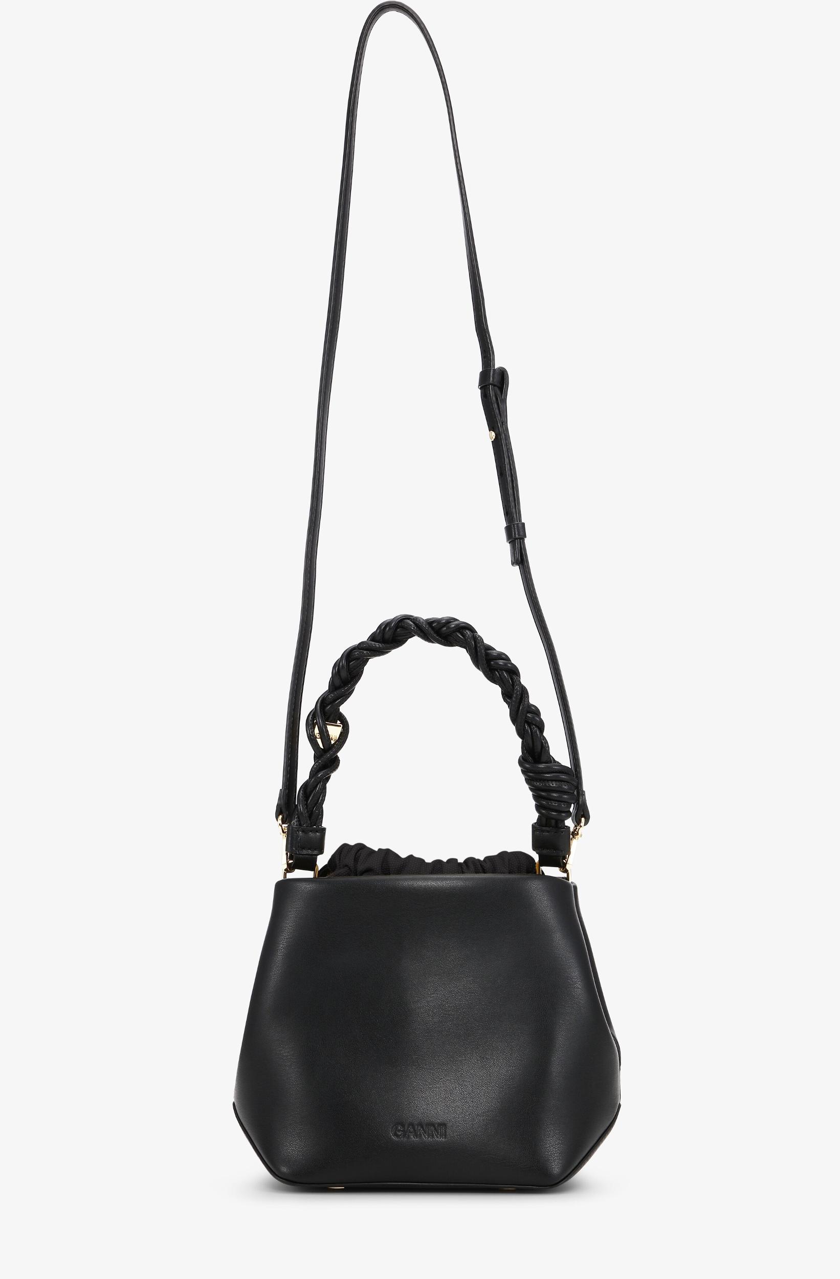 Black GANNI Bou Bucket Bag Product Image